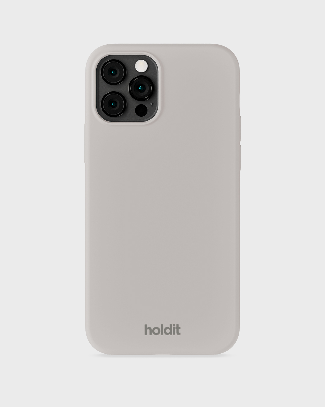 Phone Case Silicone Wool Gray iPhone 12