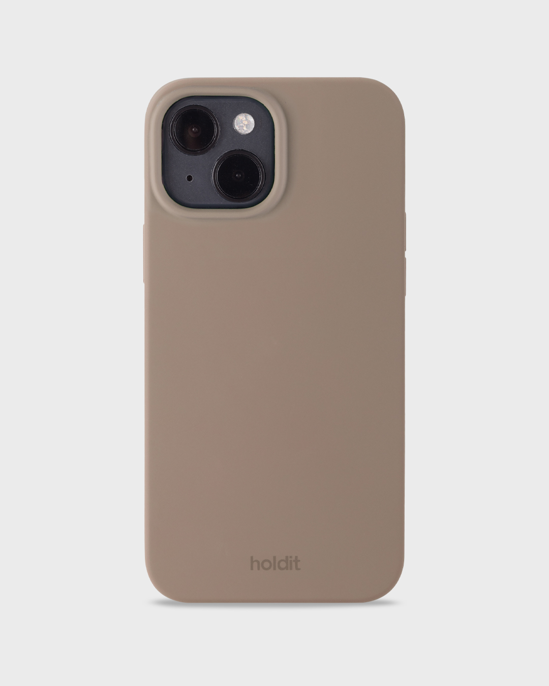 Phone Case Silicone Mocha Brown iPhone 14