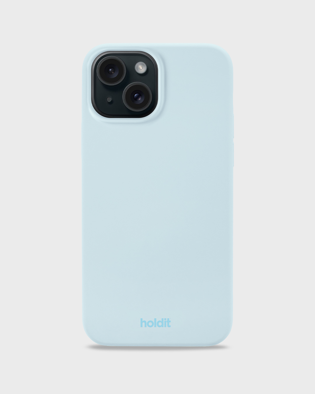 Phone case silicone Mineral Blue iPhone 15