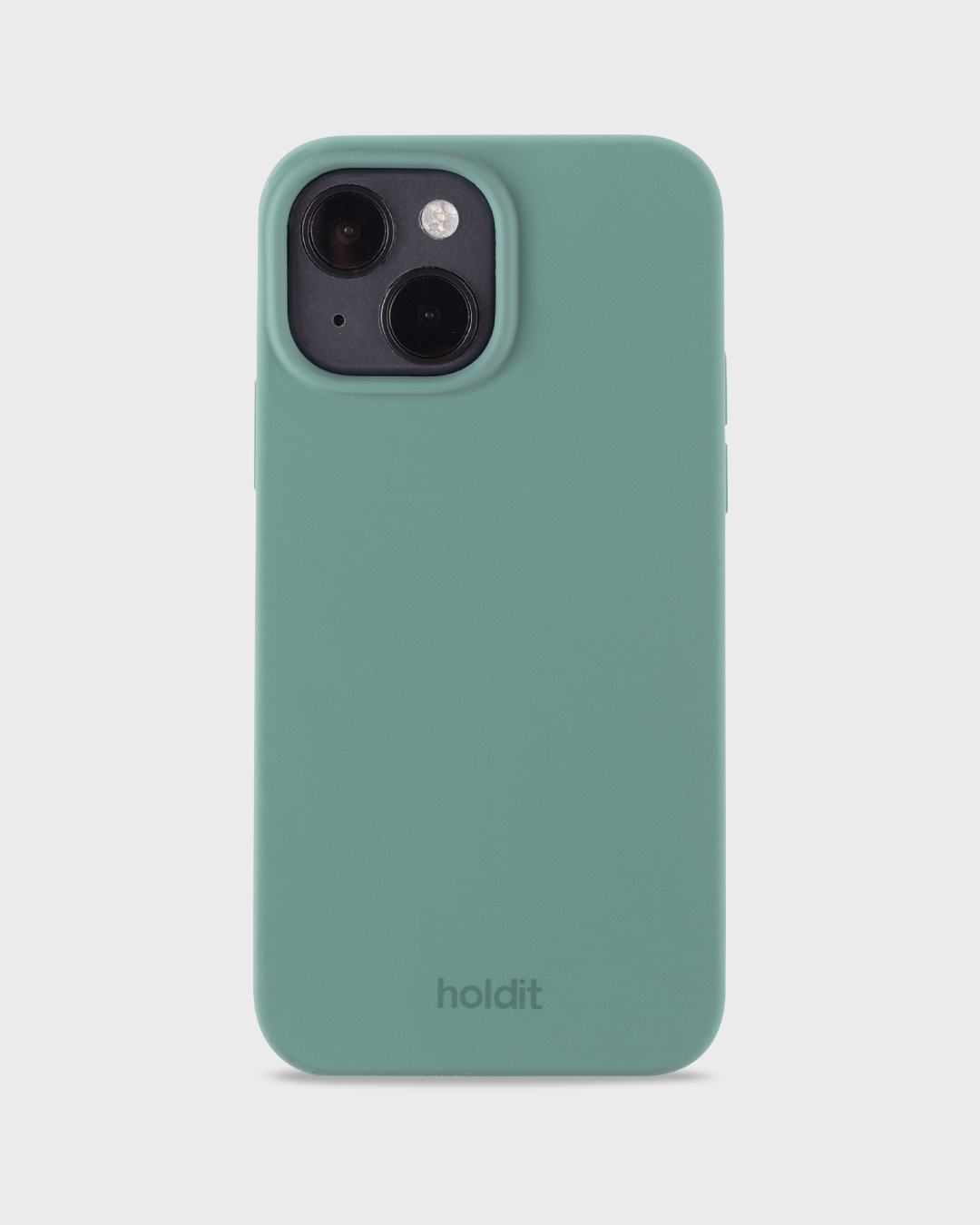 Phone Case Silicone Moss Green iPhone 15