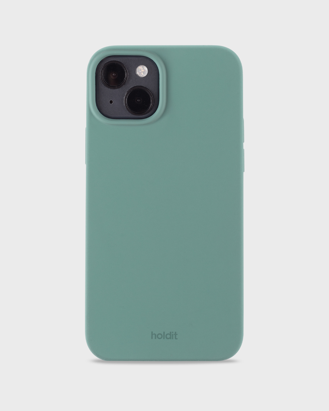 Phone Case Silicone Moss Green iPhone 15 Plus