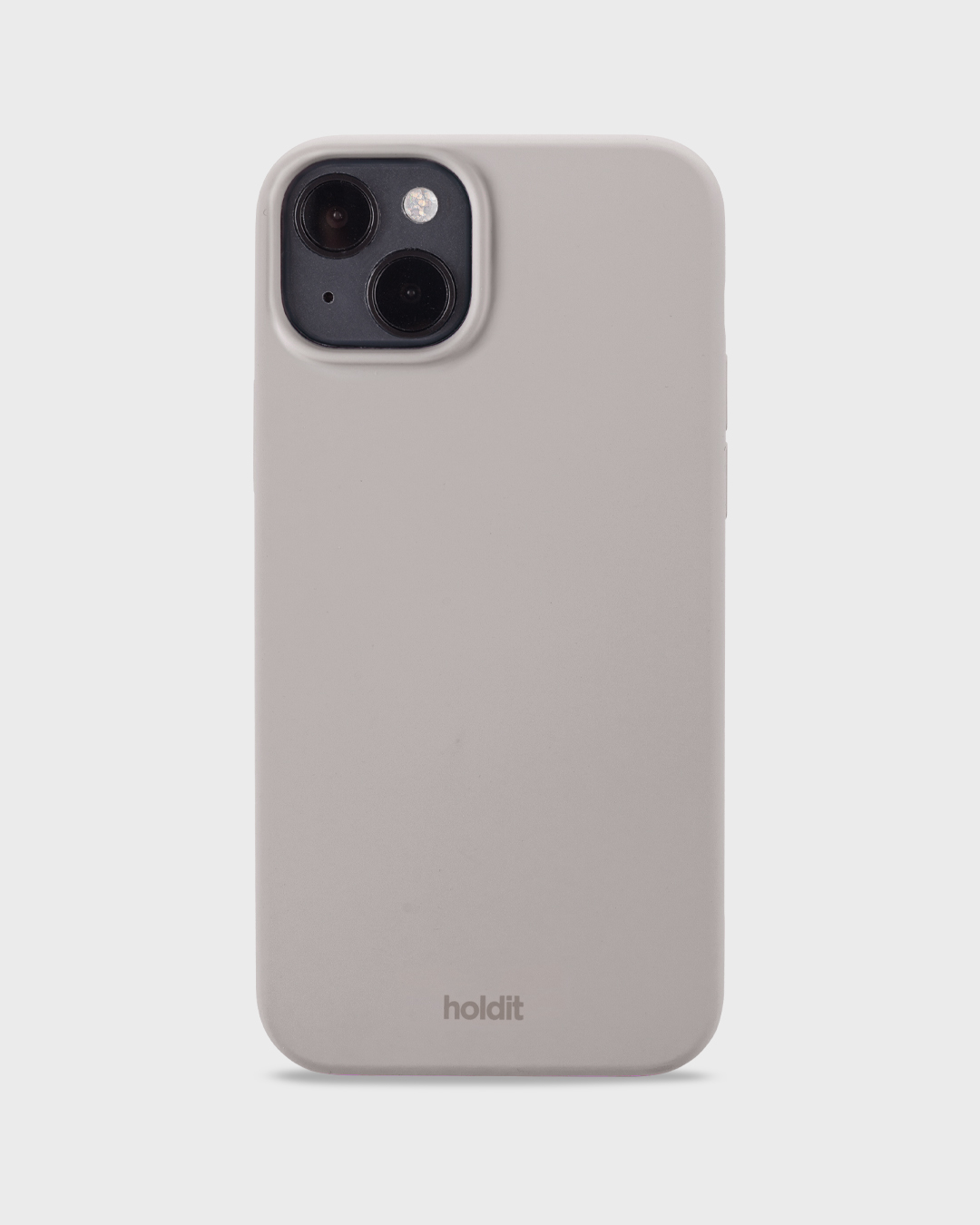 Phone Case Silicone Taupe iPhone 15 Plus