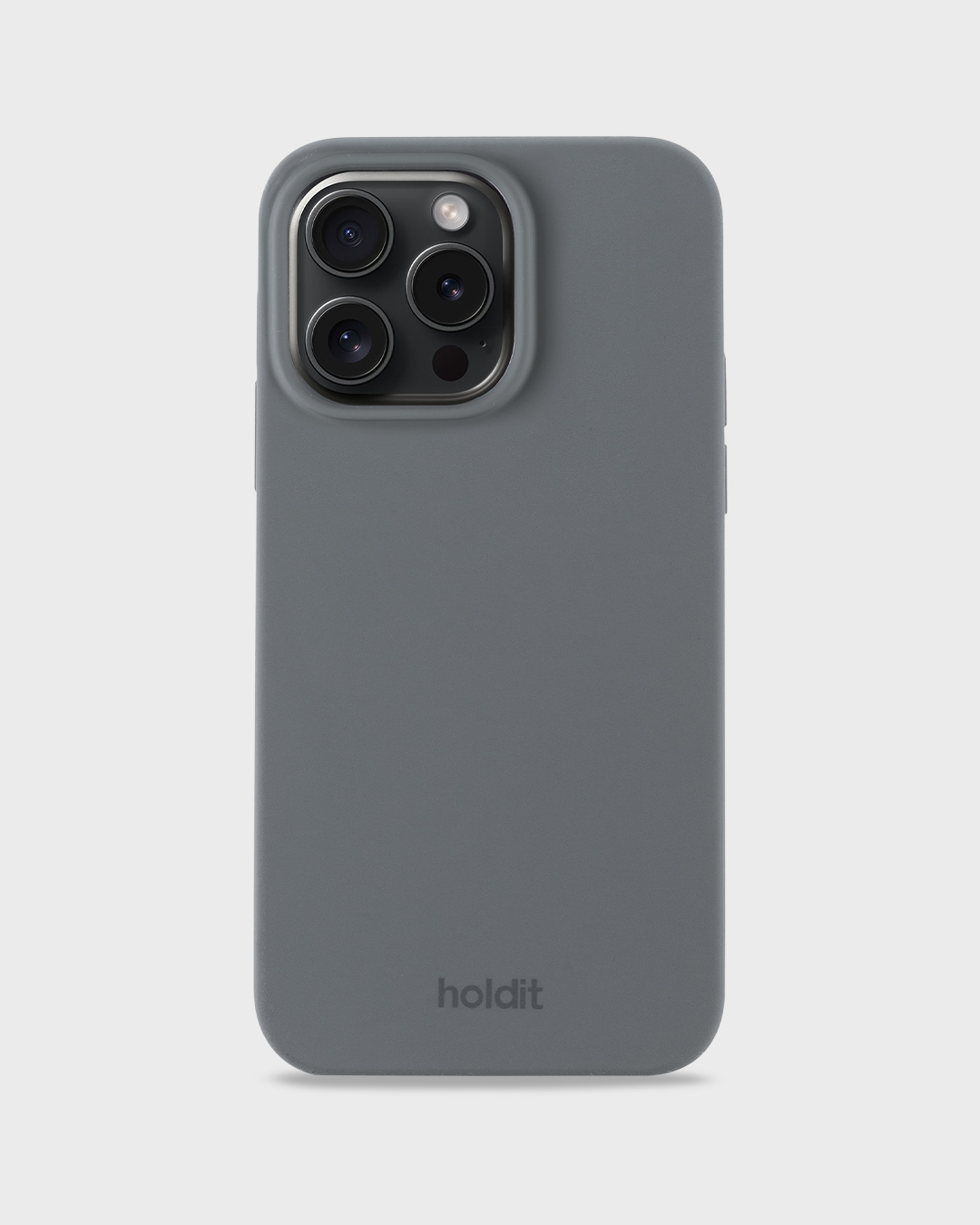 Phone Case Silicone Space Gray iPhone 15 Pro