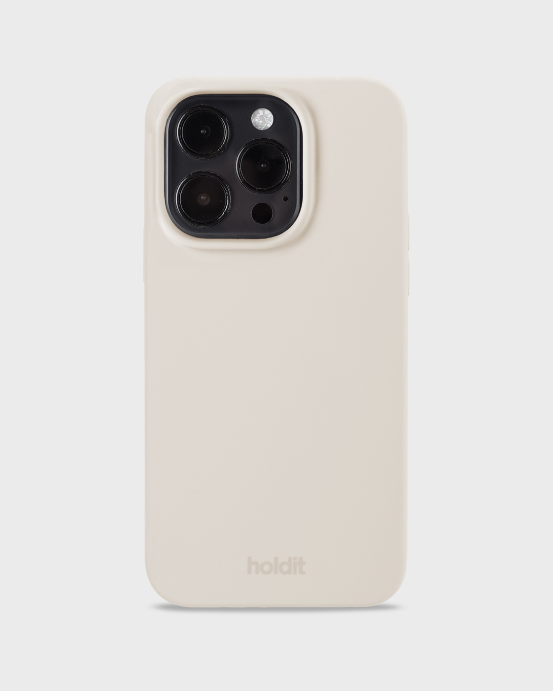 Phone Case Silicone Light Beige iPhone 15 Pro