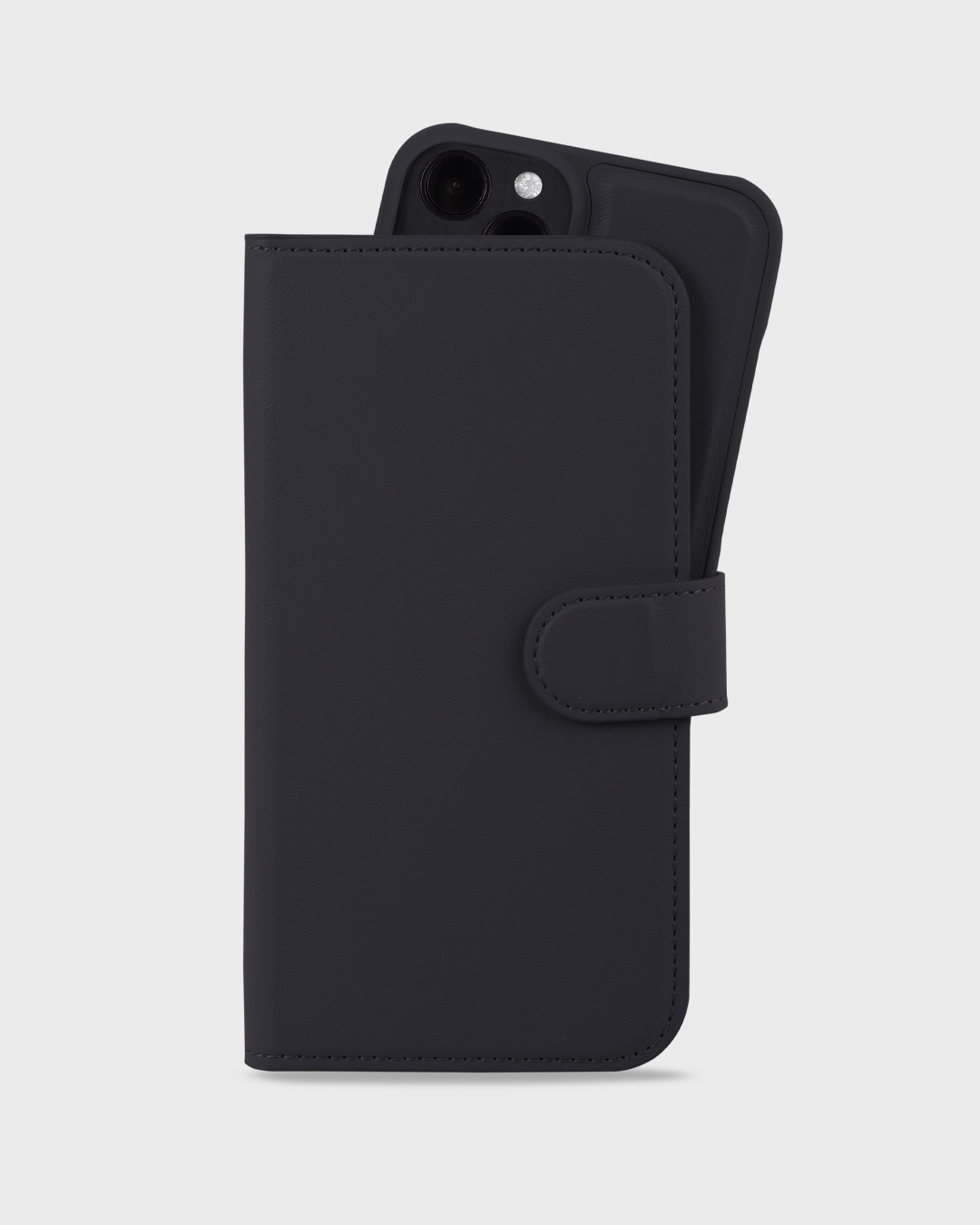Wallet Case Magnet Black iPhone 12