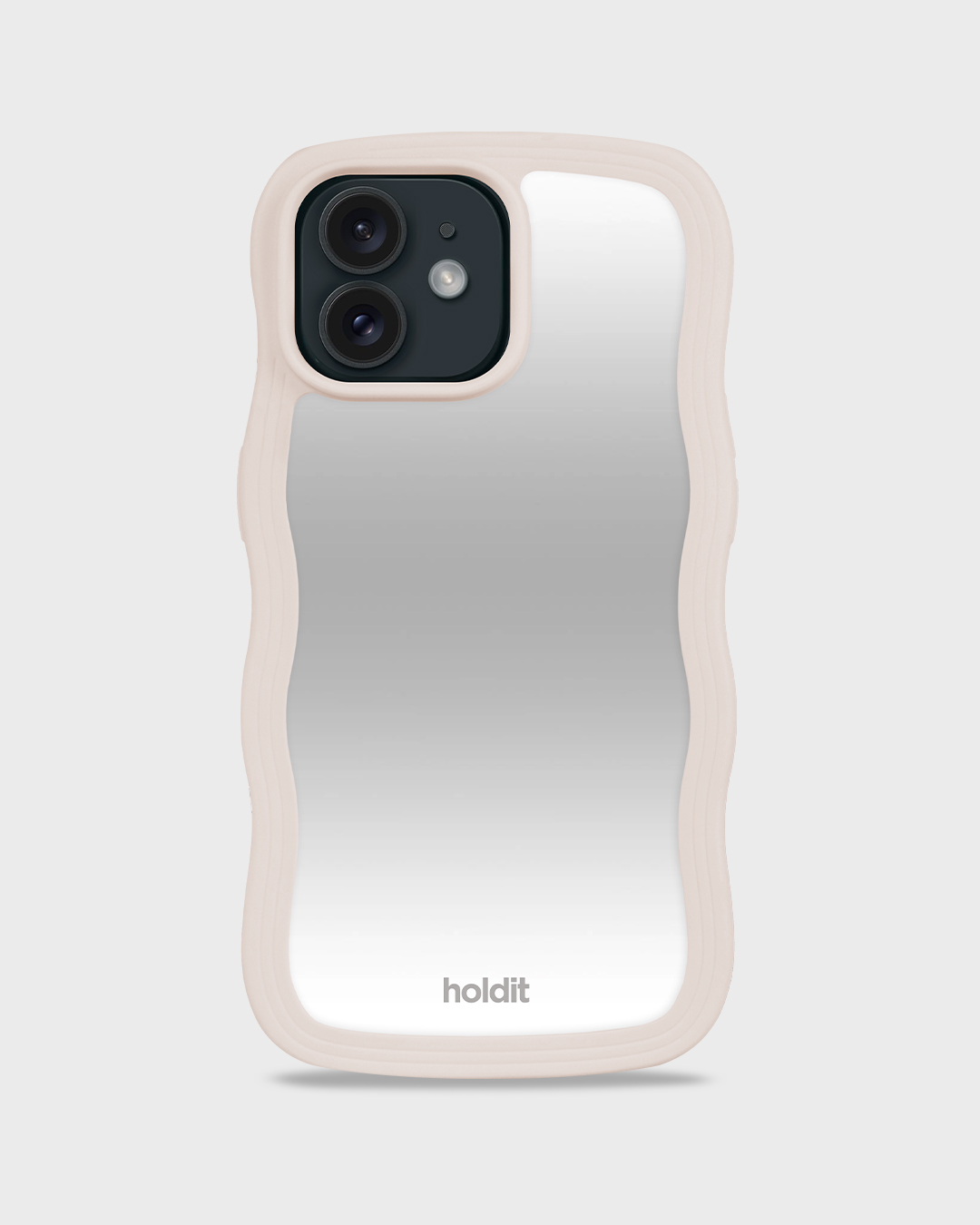 Wavy Case Light Beige/Mirror iPhone 12