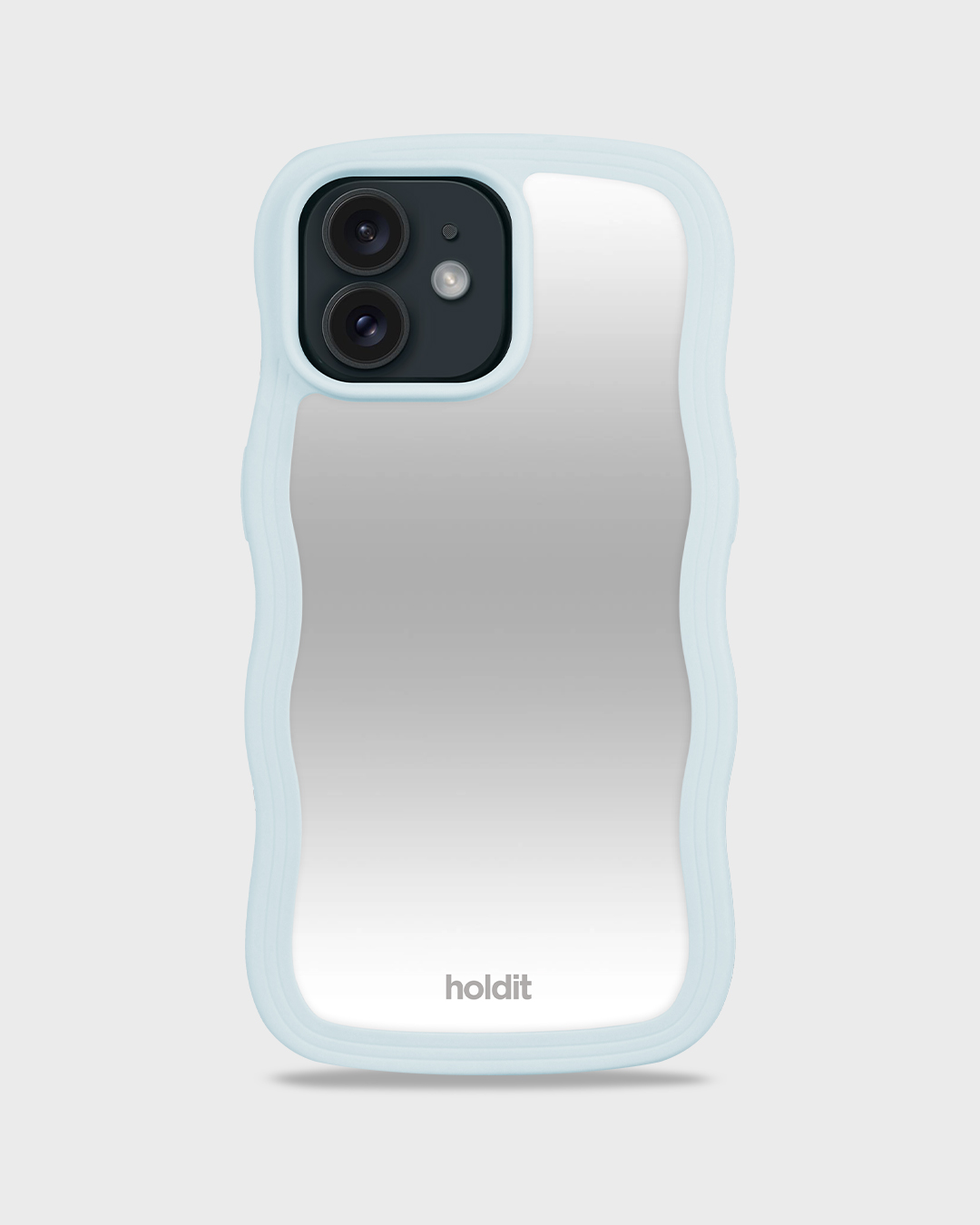 Phone Case Wavy Mineral Blue/Mirror iPhone 12