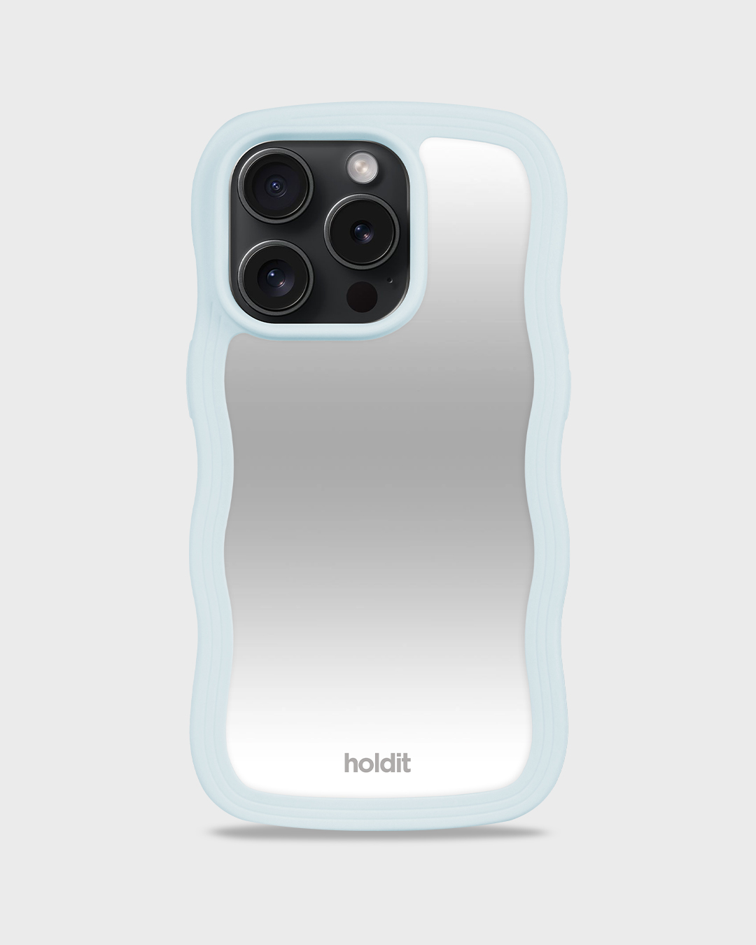 Wavy Case Mineral Blue/Mirror iPhone 14 Pro