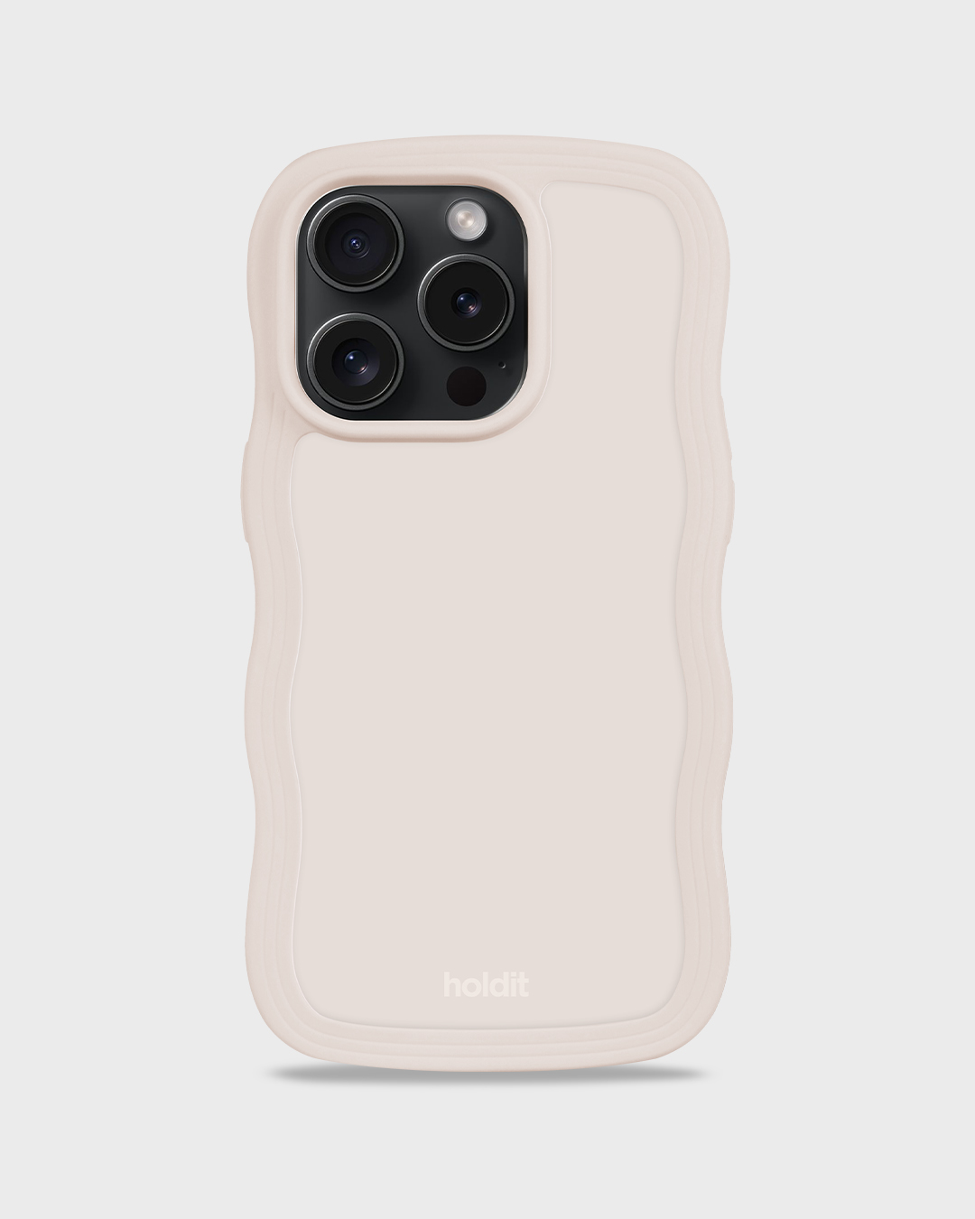 Phone Case Wavy Light Beige iPhone 14 Pro Max