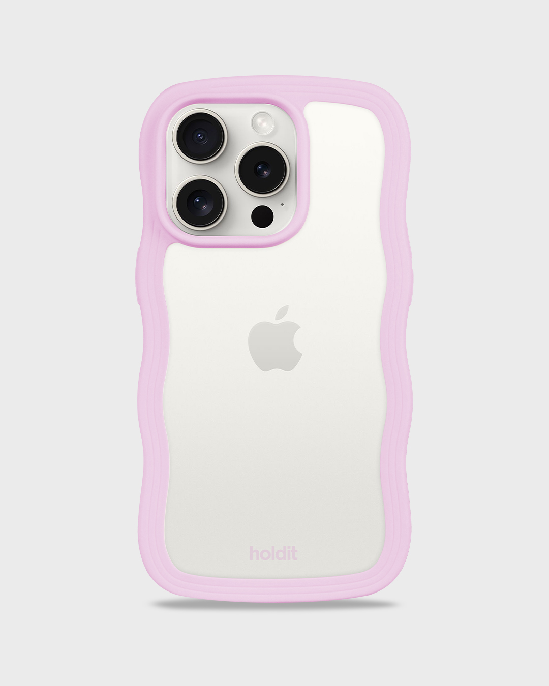 Phone Case Wavy Lilac/Transparent iPhone 15 Pro