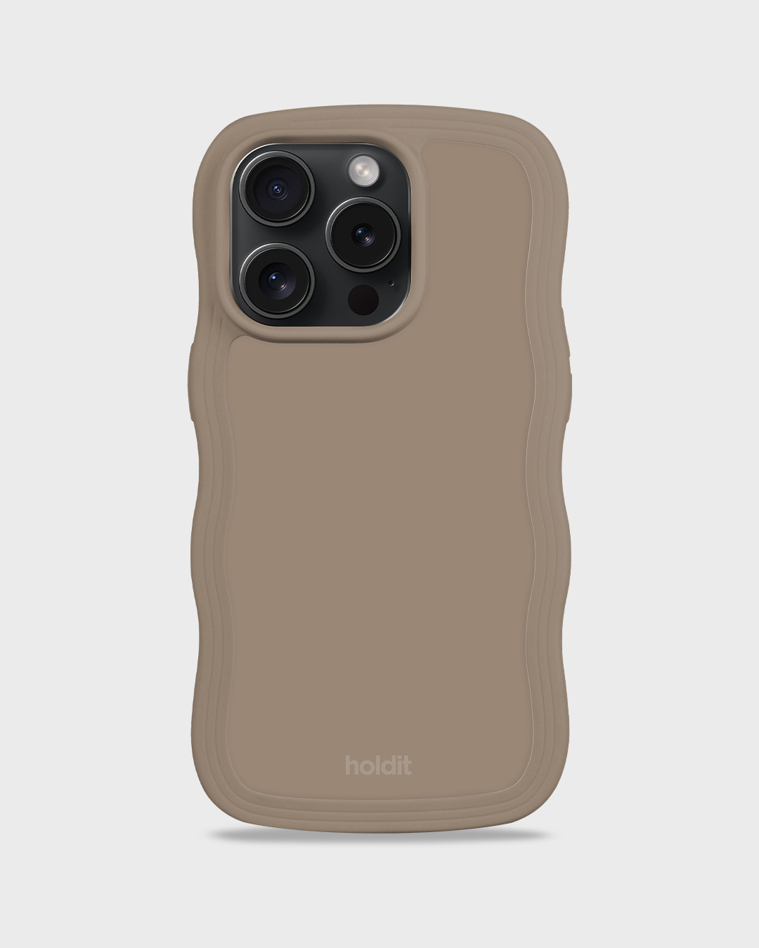 Phone Case Wavy Mocha Brown iPhone 15 Pro Max